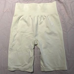 Gymshark Flex Cycling Shorts - Light Green Marl